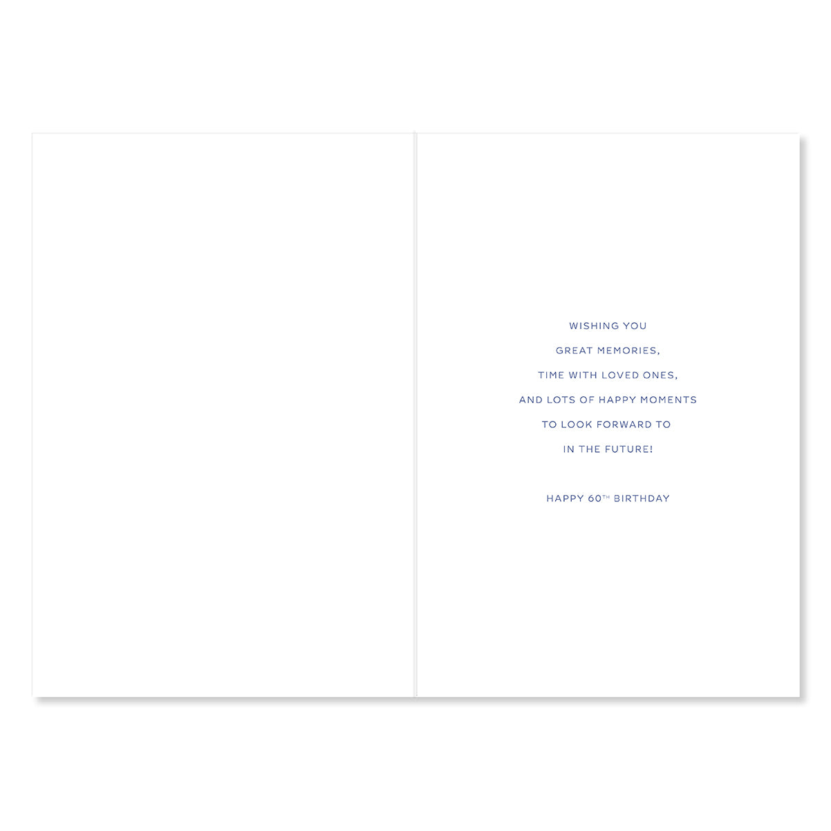Hallmark 60th Birthday Card - Great Memories
