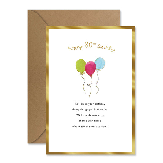 Hallmark 80th Birthday Card - Special Day