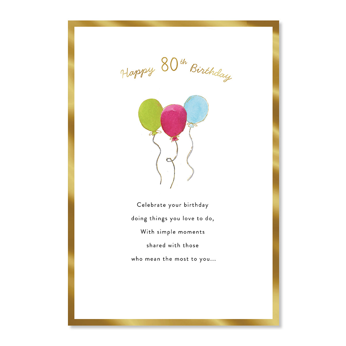 Hallmark 80th Birthday Card - Special Day