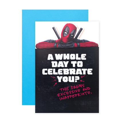 Hallmark Marvel Deadpool Father's Day Card - Excessive & Inappropriate