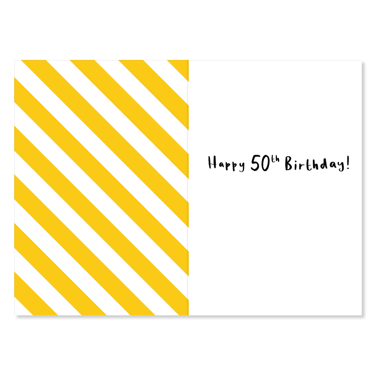 Hallmark 50th Birthday Card - Cool Cucumber