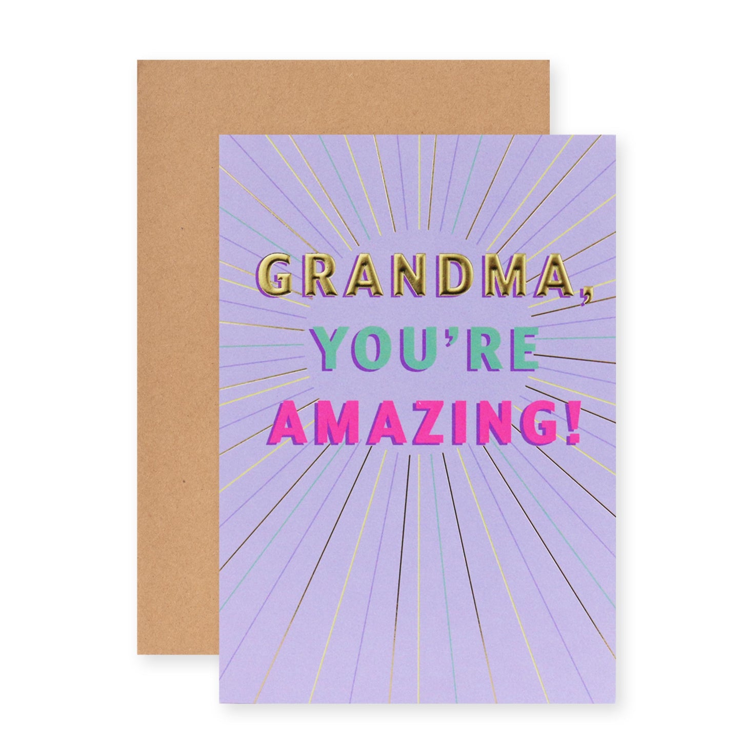 Hallmark Grandma Card - Grandma, you're amazing!