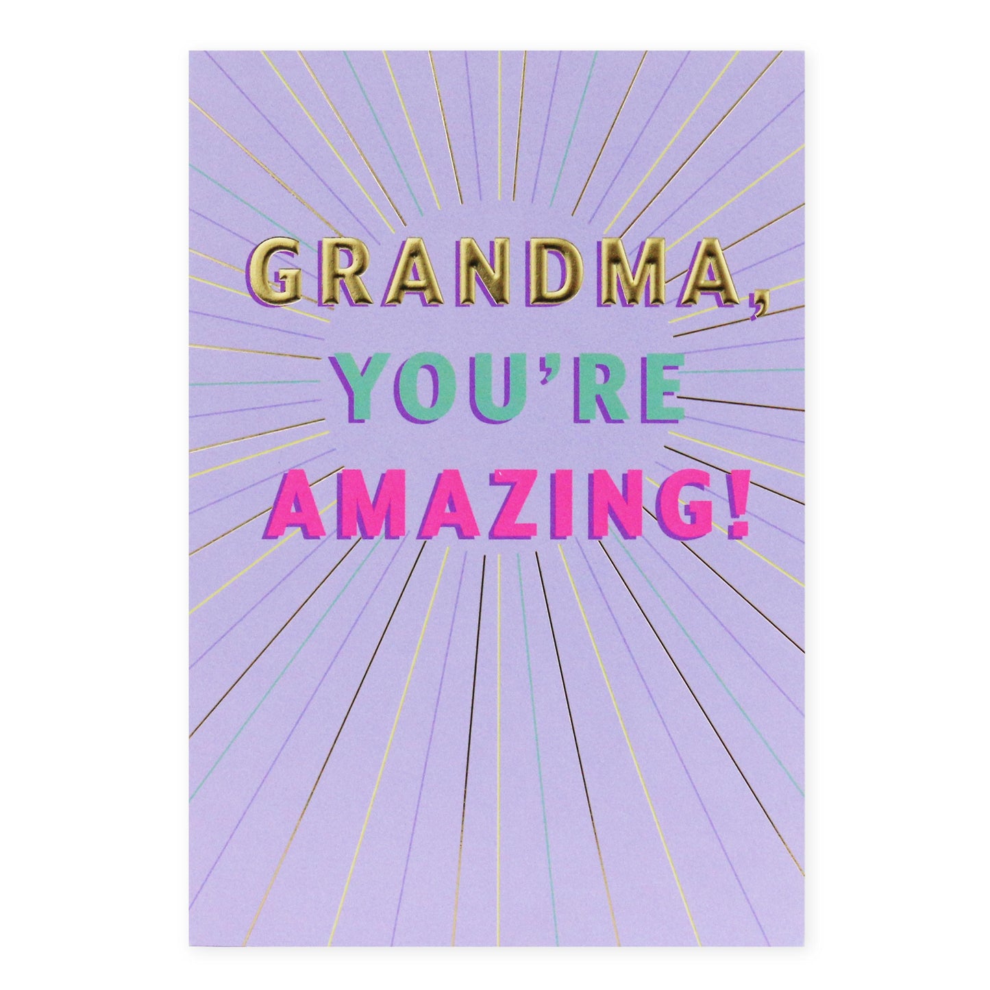 Hallmark Grandma Card - Grandma, you're amazing!