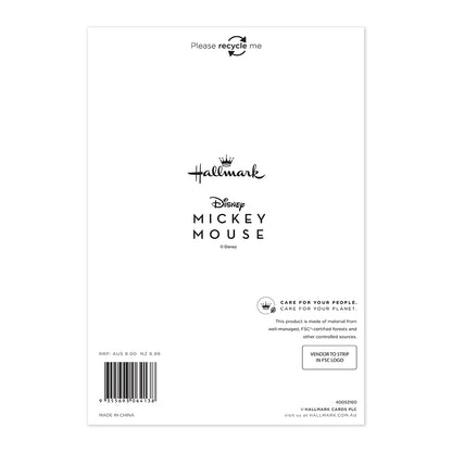 Hallmark Disney Mickey Mouse Valentine's Day Card - One I Love