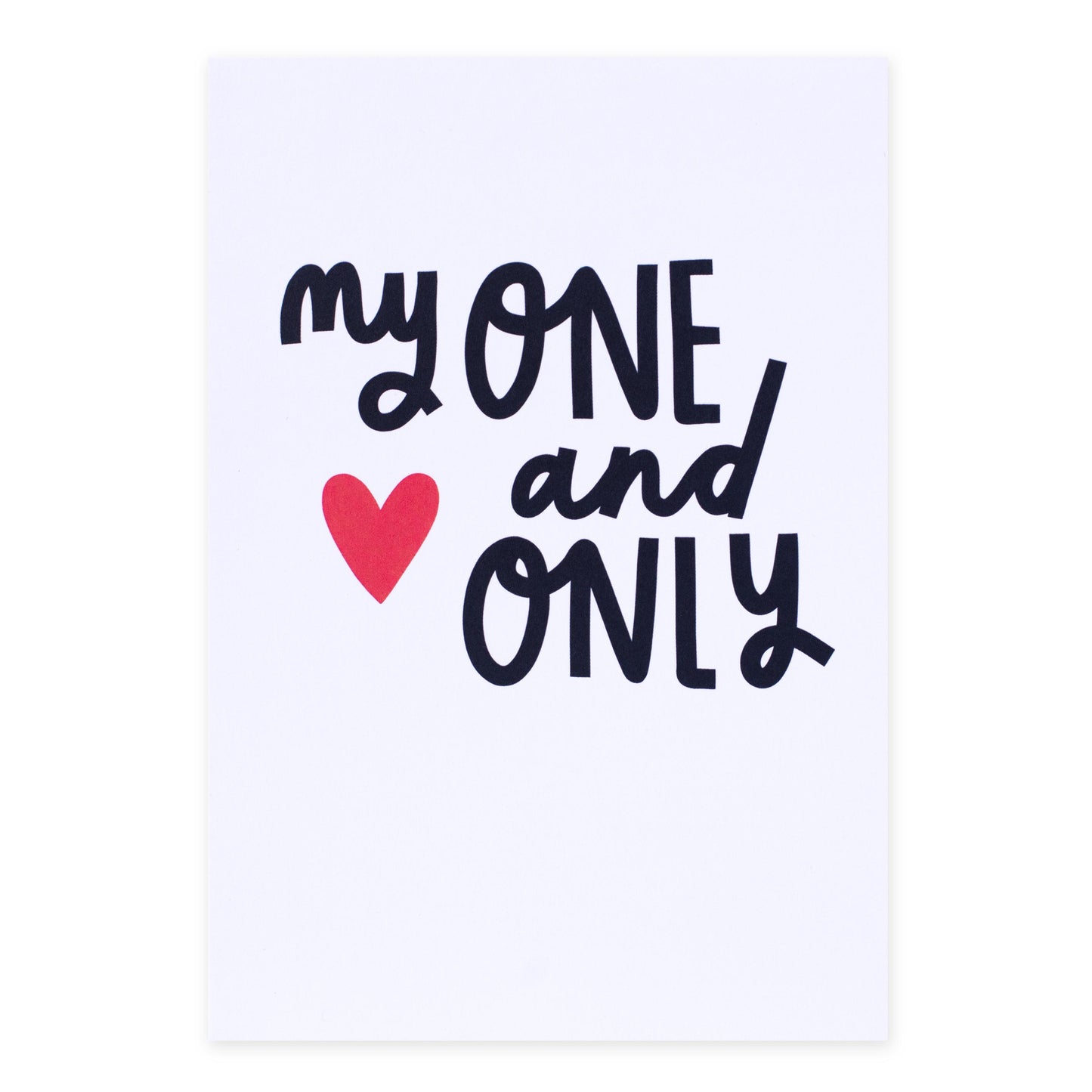 Hallmark Valentine's Day Card - My One And Only