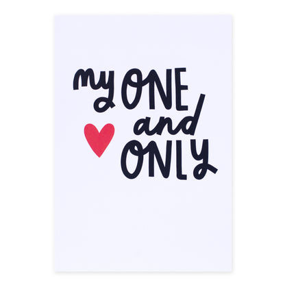 Hallmark Valentine's Day Card - My One And Only