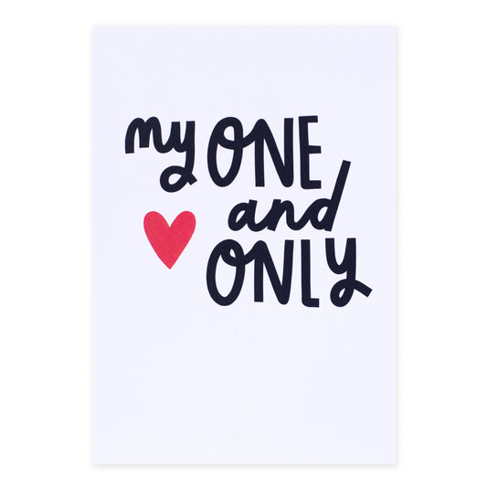 Hallmark Valentine's Day Card - My One And Only