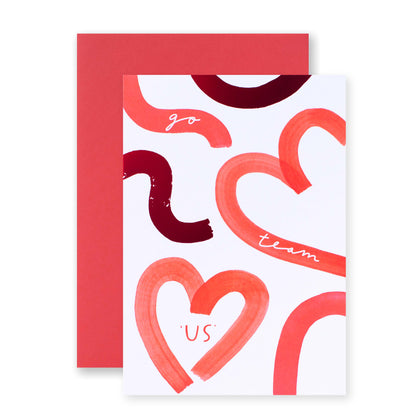 Hallmark Valentine's Day Card - Go Team 'Us'