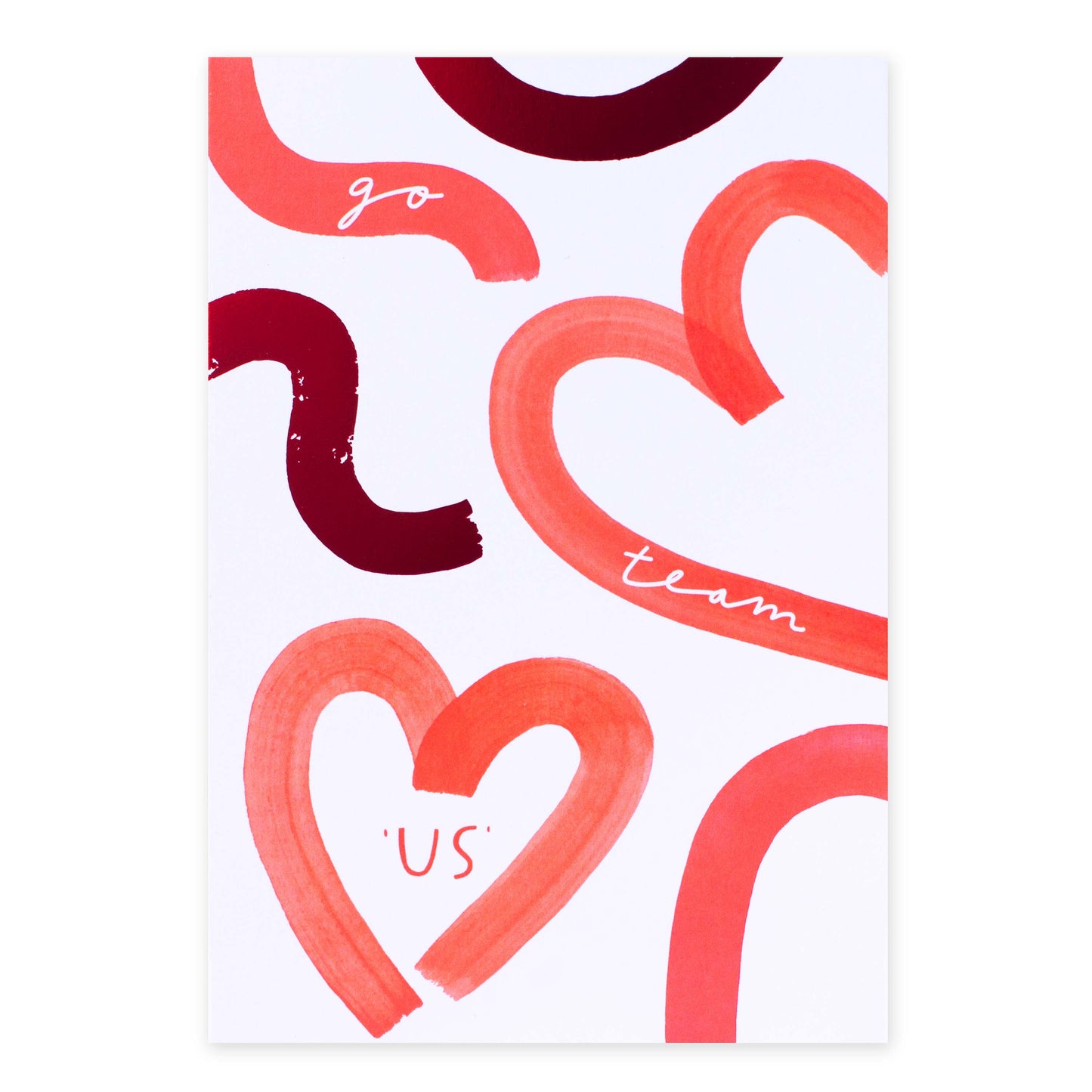 Hallmark Valentine's Day Card - Go Team 'Us'