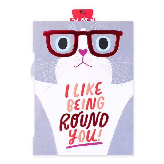Hallmark Valentine's Day Card - I Like Being Around You!
