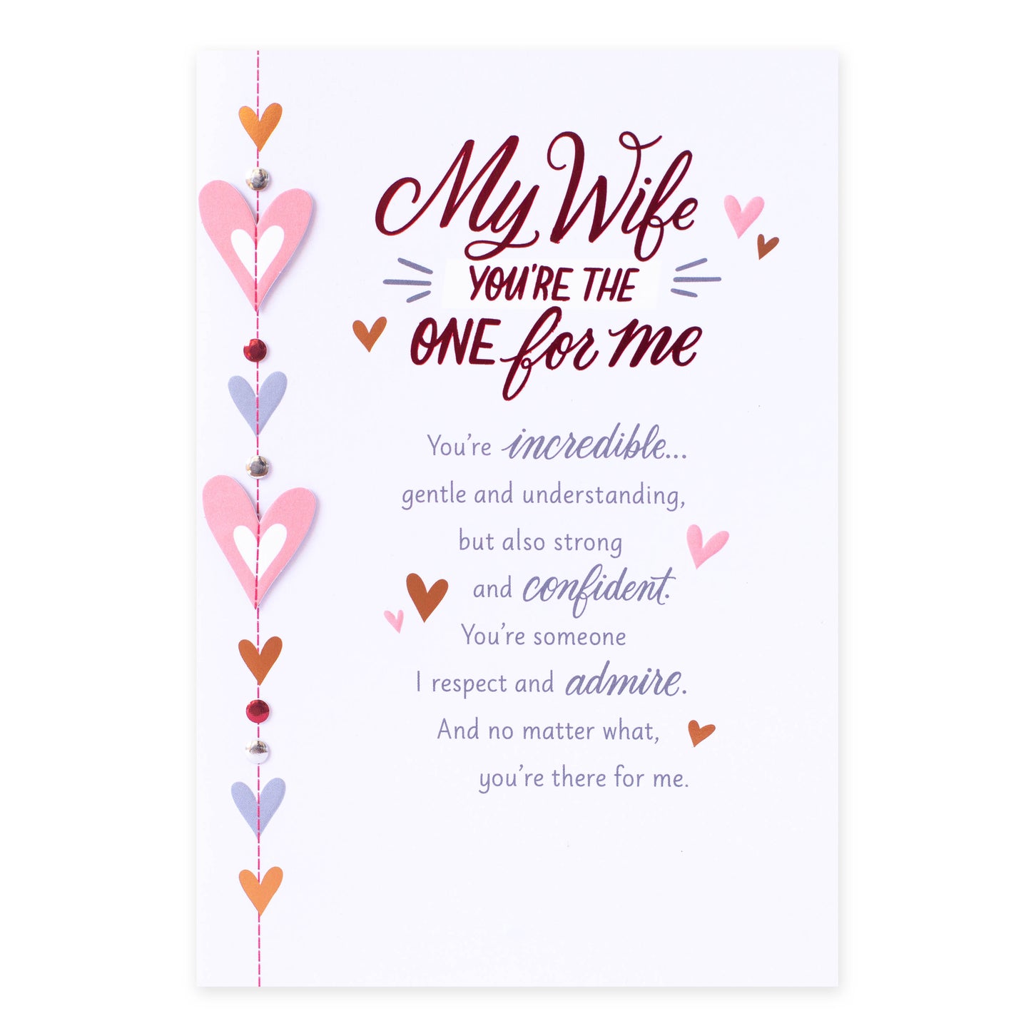 Hallmark Valentine's Day Wife Card - My Wife You're THE ONE for me…