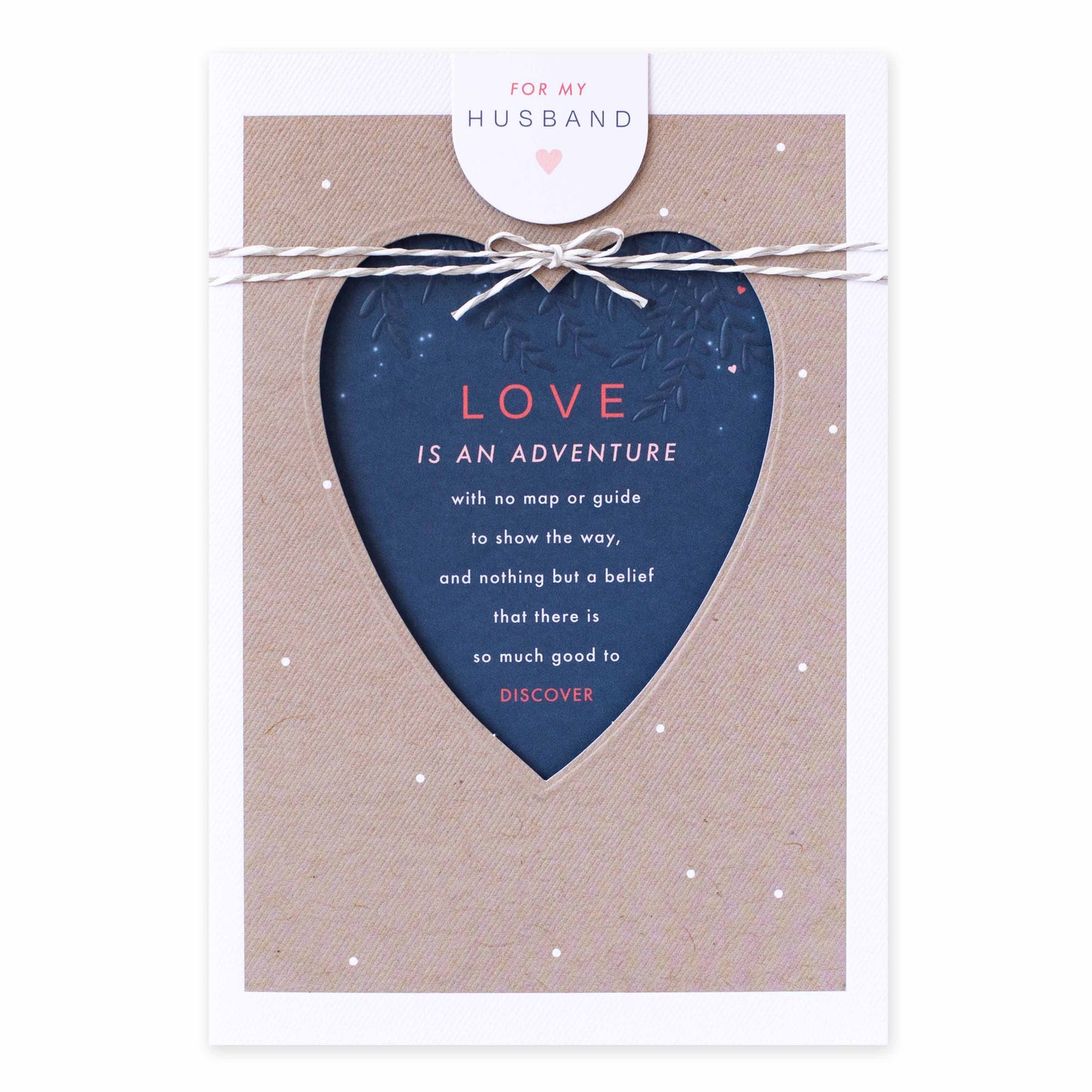 Hallmark Valentine's Day Card - For My Husband