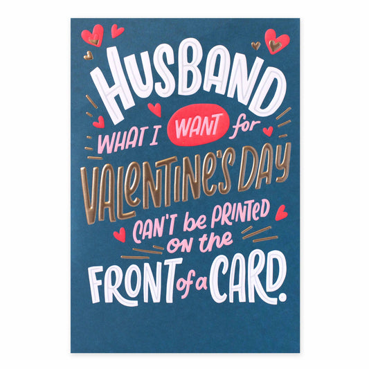 Hallmark Pop-Out Valentine's Day - For Husband Card