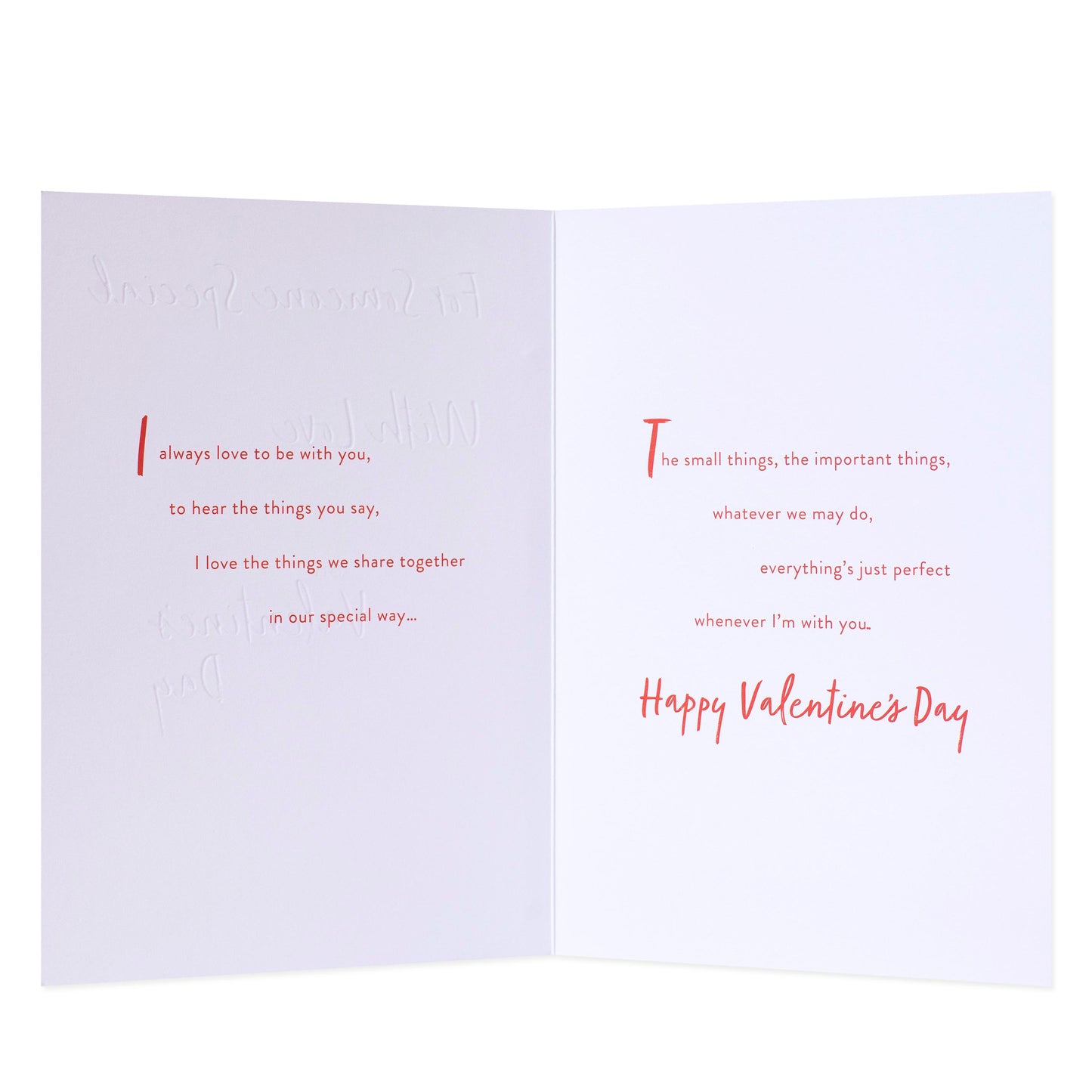 Hallmark Valentine's Day Card - For Someone Special