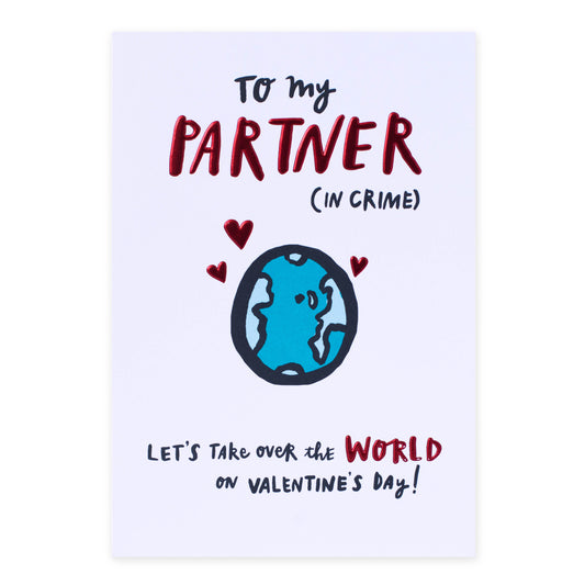 Hallmark Valentine's Day Card - To My Partner (In Crime)