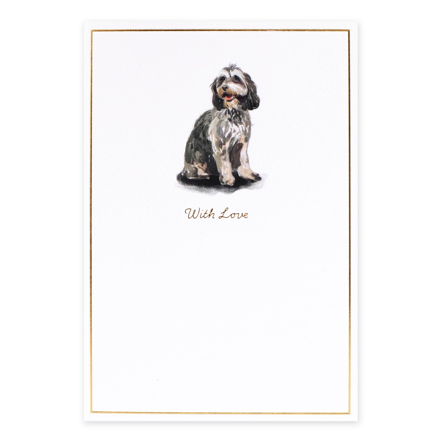 Hallmark Whimsical Whiskers With Love Greeting Card - Maltese Dog
