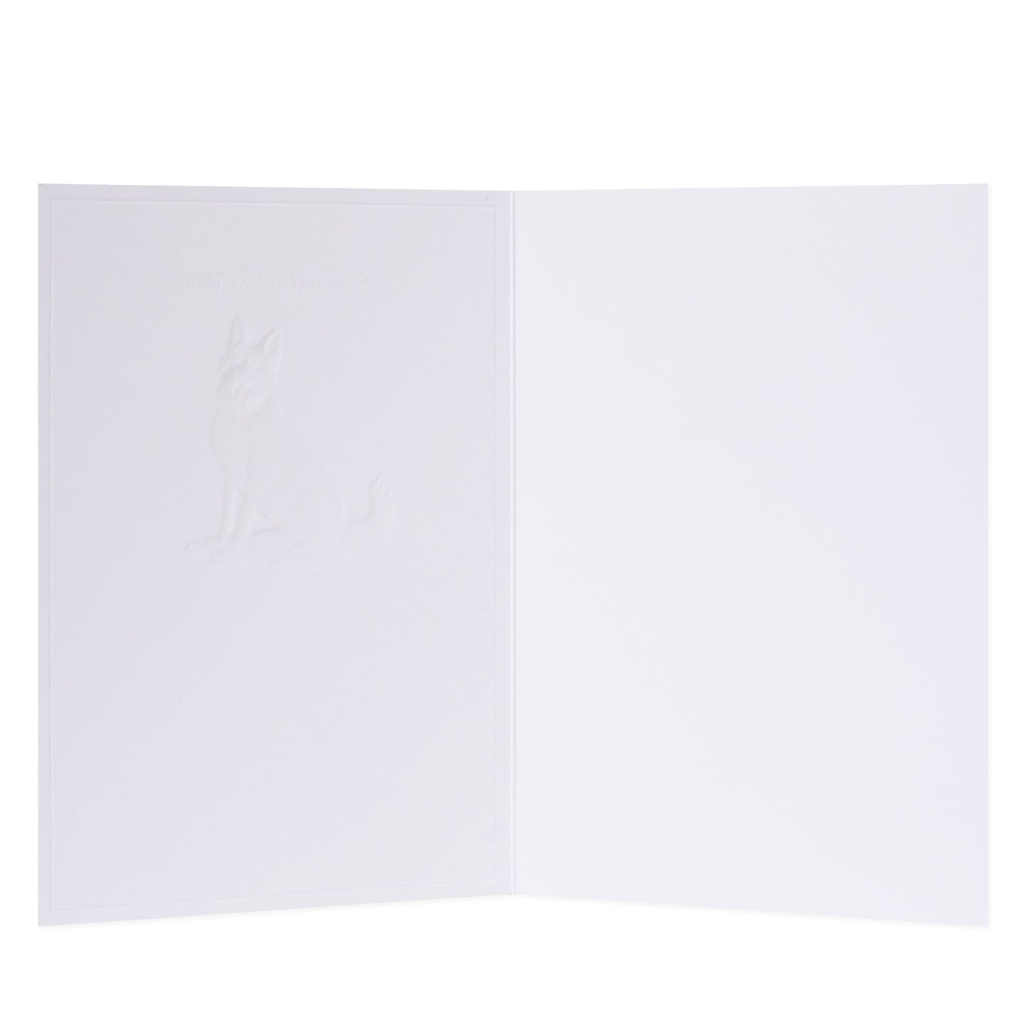 Hallmark Whimsical Whiskers Especially For You Greeting Card - German Shepherd Dog