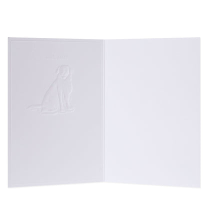 Hallmark Whimsical Whiskers With Love Greeting Card - Golden Retriever Dog