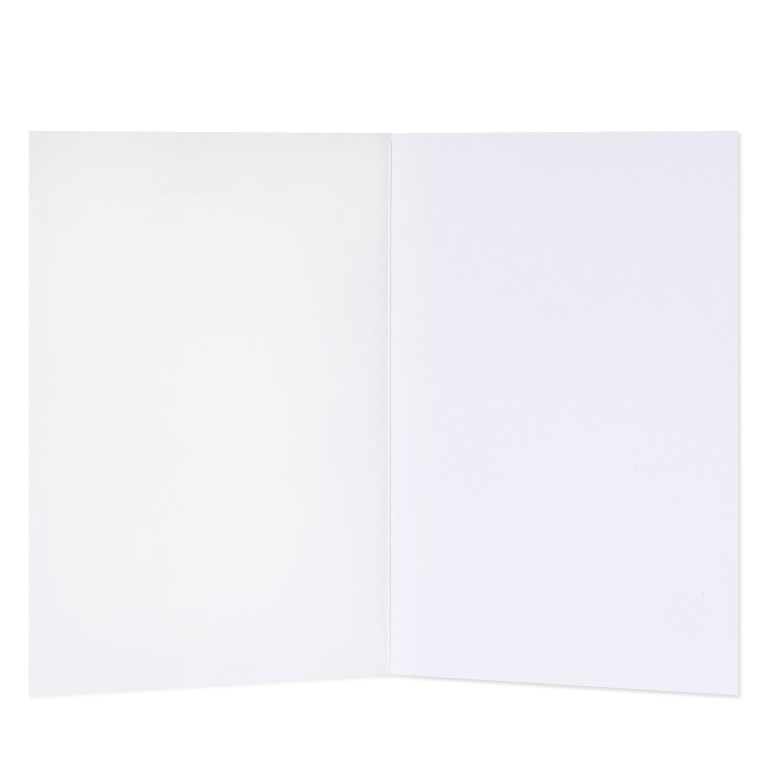 Hallmark Ozzy Oddities Greeting Card - Hugs & Kisses, blank interior, showcasing ample space for personal messages.