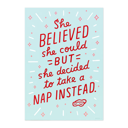 Hallmark Shoebox Greeting Card - I Believe In Naps (And You)