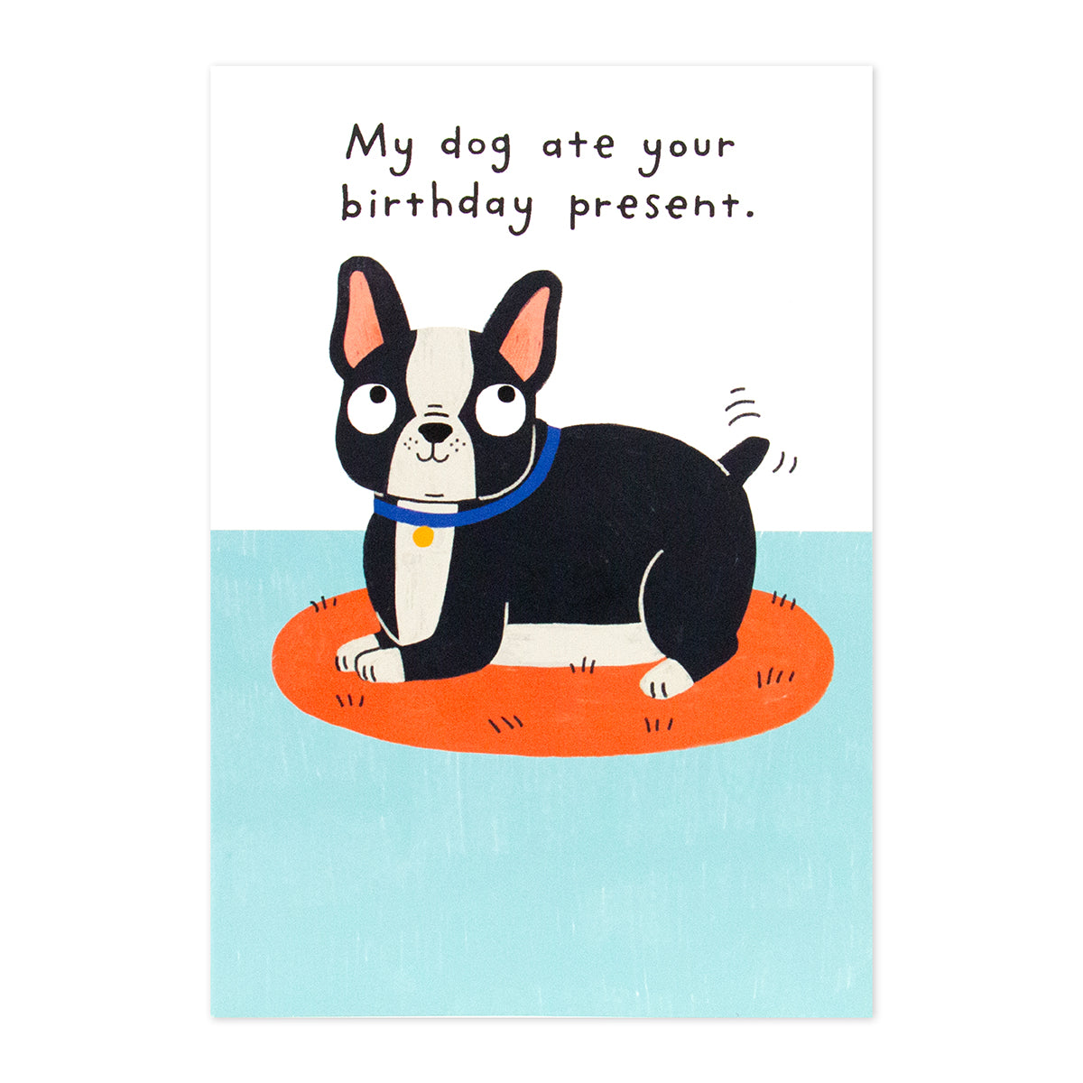 Hallmark Shoebox Birthday Card - Dog Ate Your Present