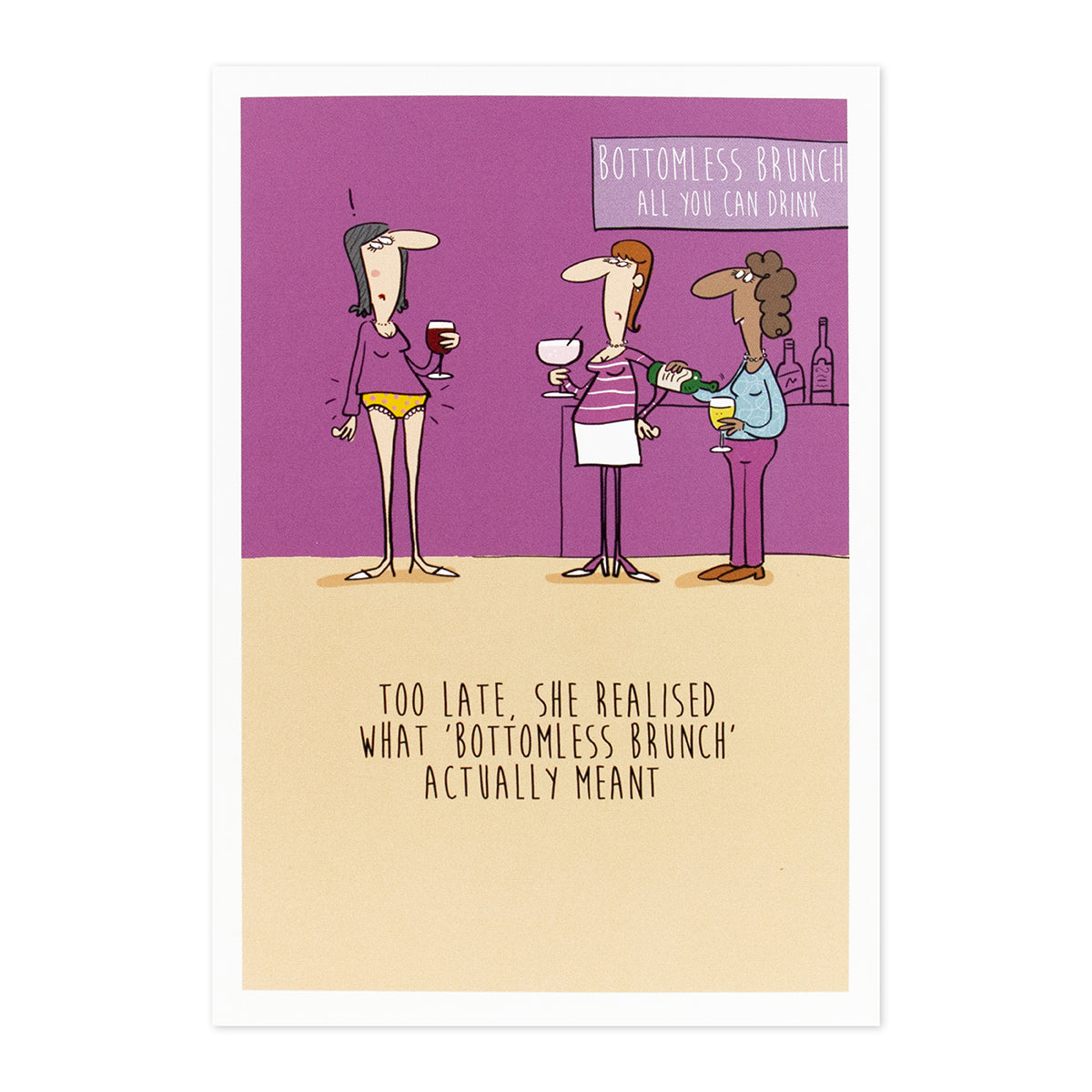 Hallmark Shoebox Greeting Card - Bottomless Brunch