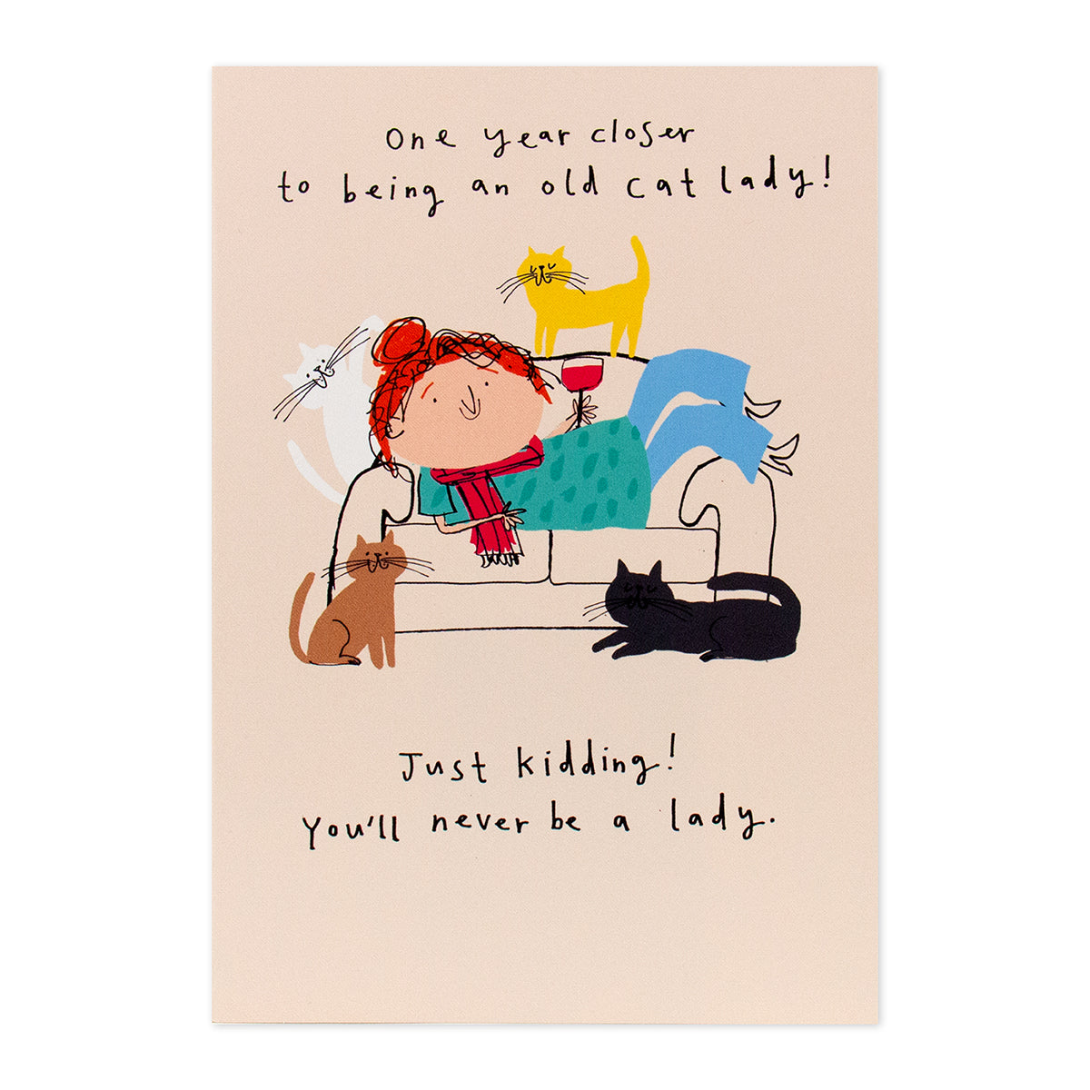 Hallmark Shoebox Birthday Card - Cat Lady