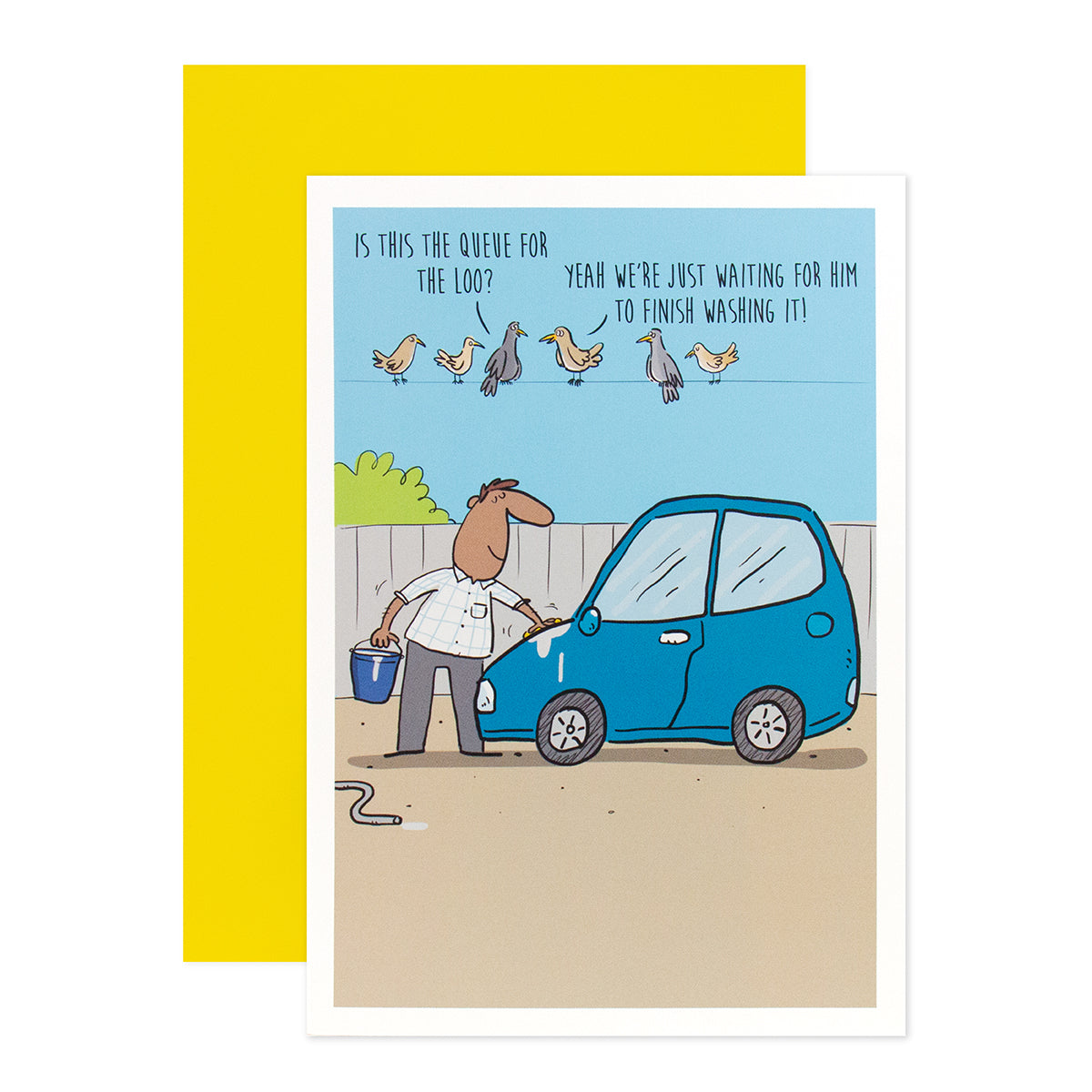 Hallmark Shoebox Greeting Card - Queue For The Loo