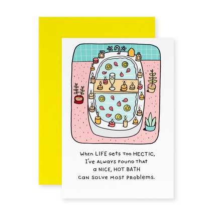 Hallmark Shoebox Greeting Card - Hot Bath