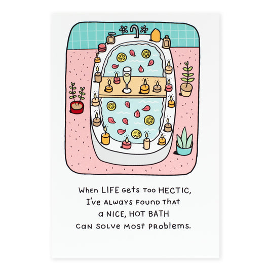 Hallmark Shoebox Greeting Card - Hot Bath