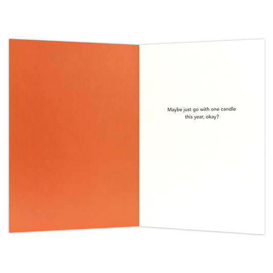 Hallmark Shoebox Birthday Card - One Candle