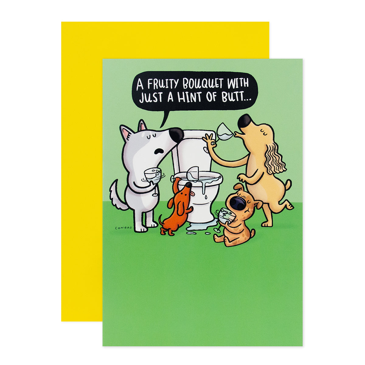 Hallmark Shoebox Birthday Card - Toilet Water