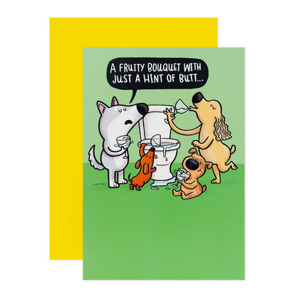 Hallmark Shoebox Birthday Card - Toilet Water