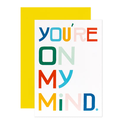 Hallmark Shoebox Greeting Card - On My Mind