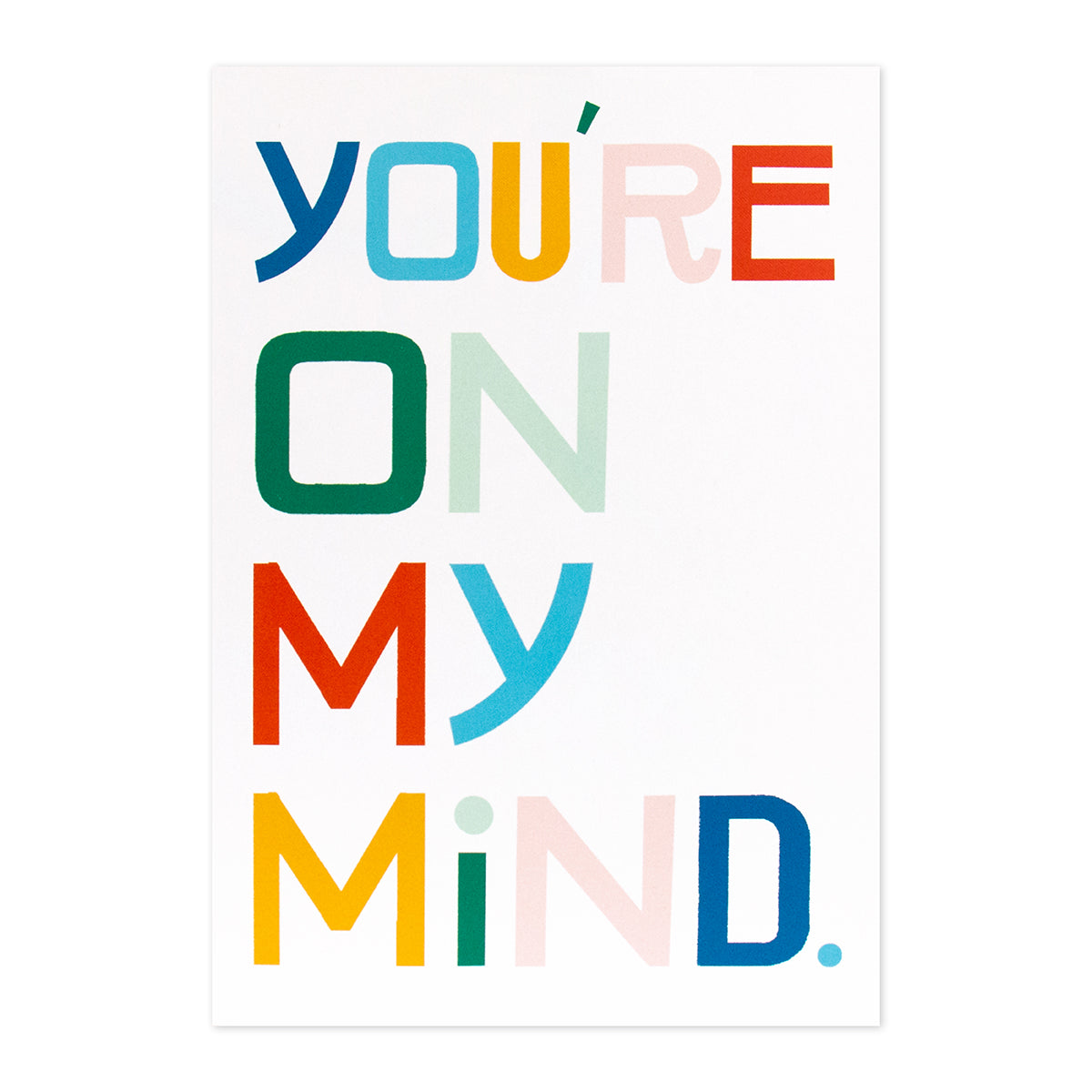 Hallmark Shoebox Greeting Card - On My Mind
