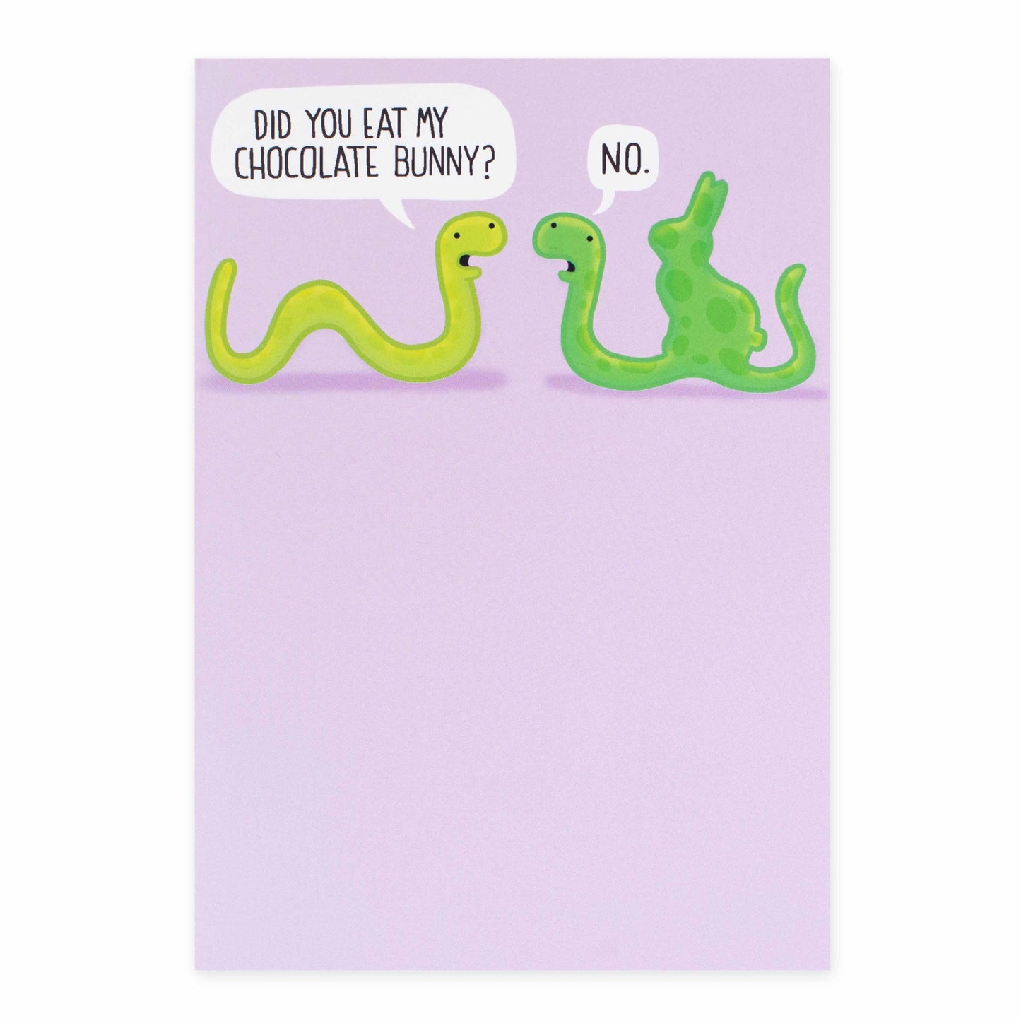 Hallmark Easter Card - Did you eat my chocolate bunny?