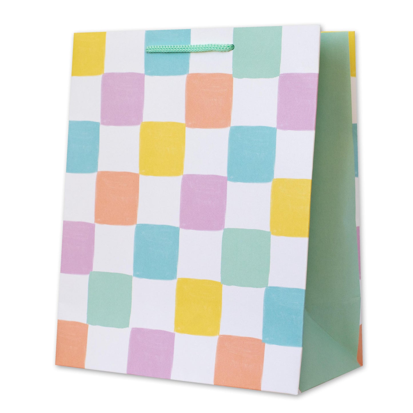 Hallmark Medium Bag - Pastel Grid Pattern