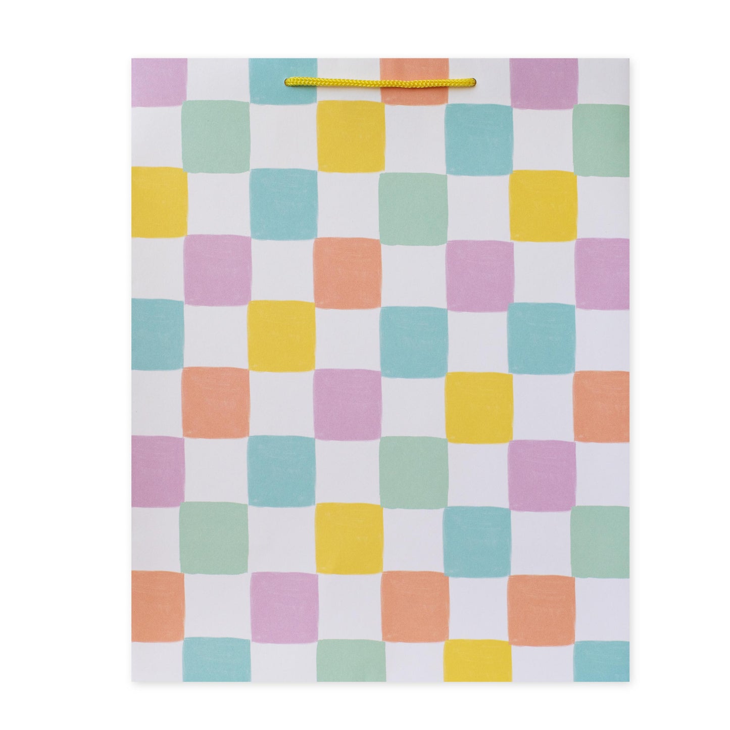 Hallmark Medium Bag - Pastel Grid Pattern