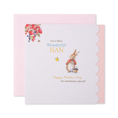 Hallmark Peter Rabbit Mother's Day Card - For A Most Wonderful Nan