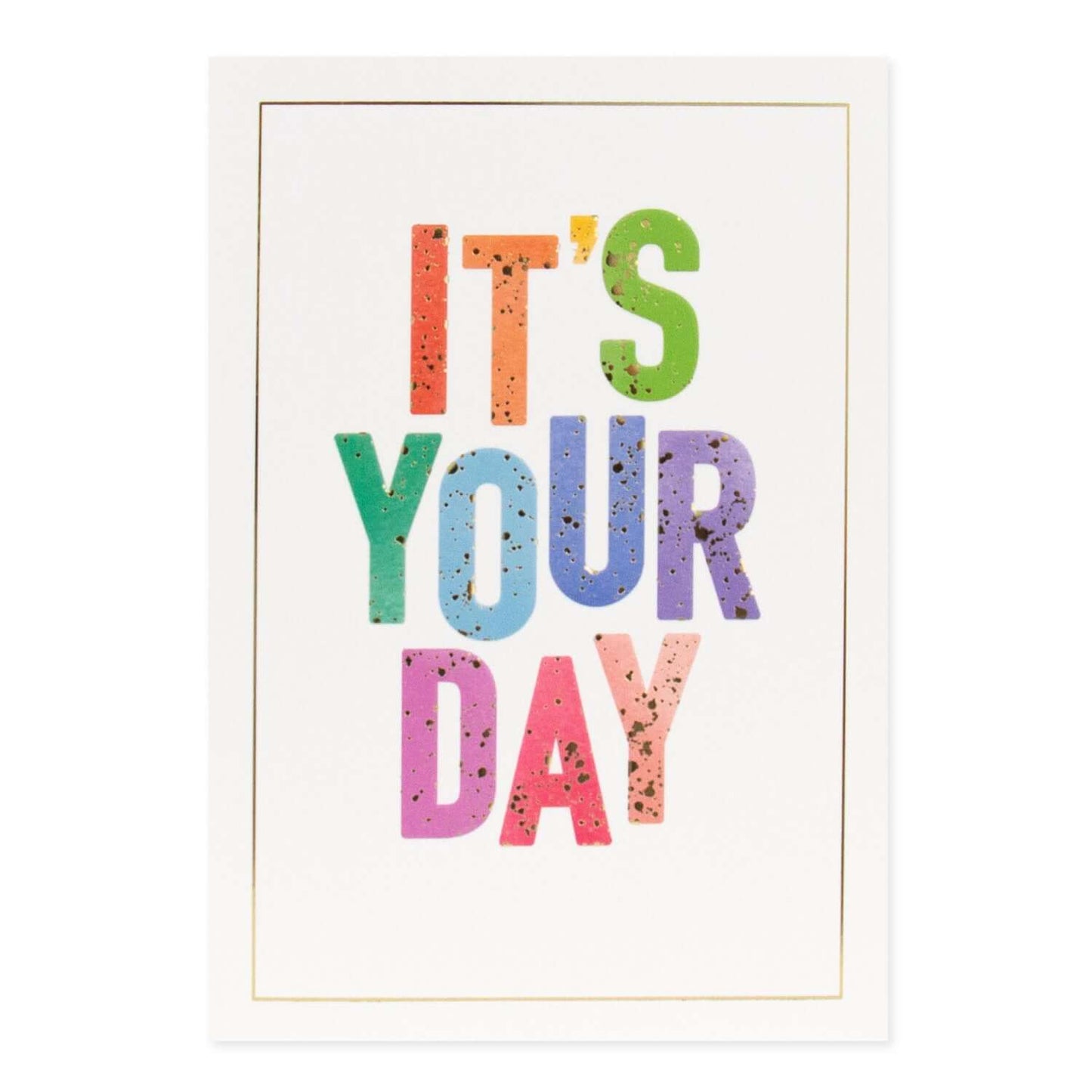 Connections from Hallmark Birthday Card - Colourful It's Your Day