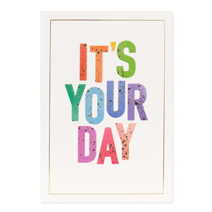 Connections from Hallmark Birthday Card - Colourful It's Your Day