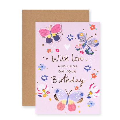 Connections from Hallmark Birthday Card - Butterflies