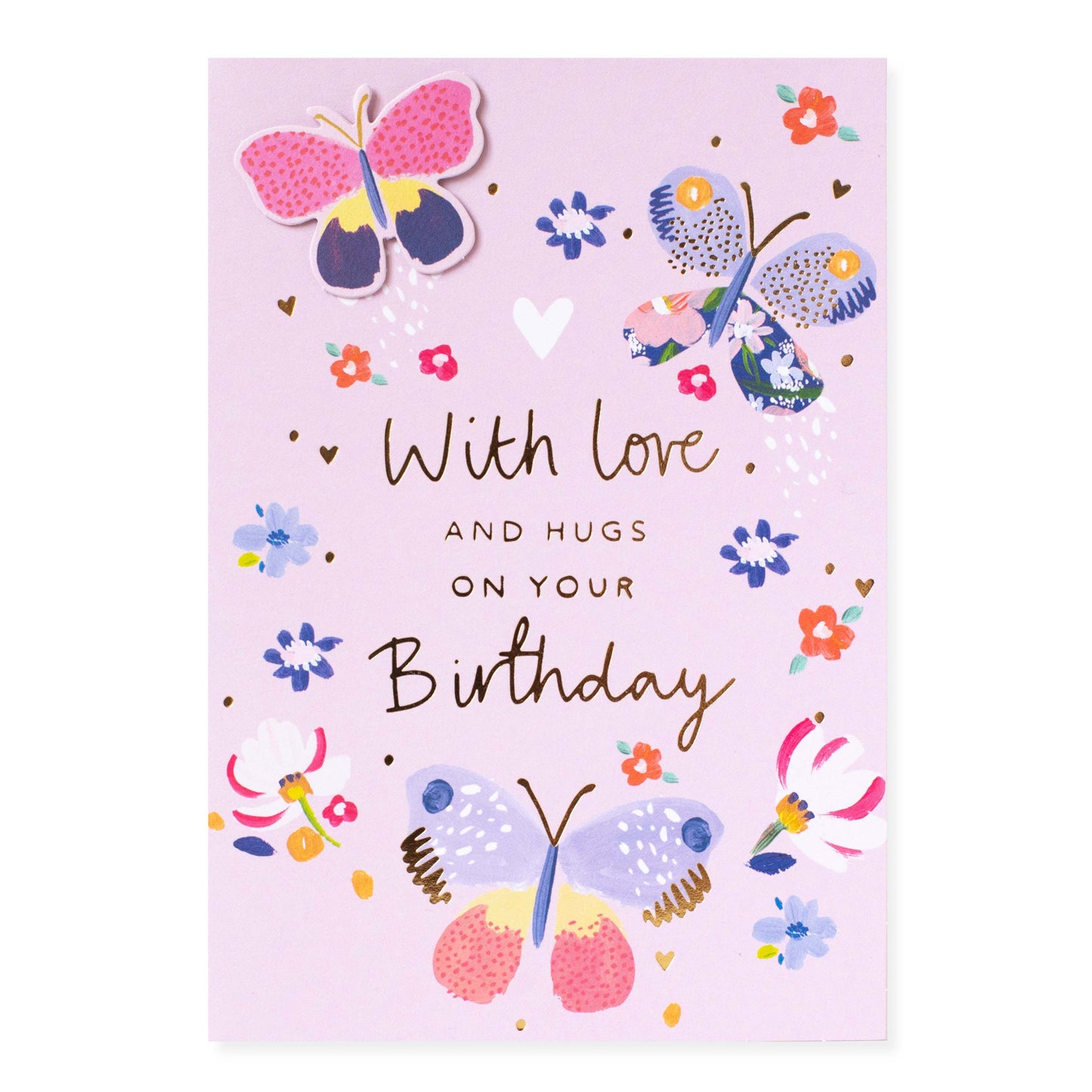 Connections from Hallmark Birthday Card - Butterflies