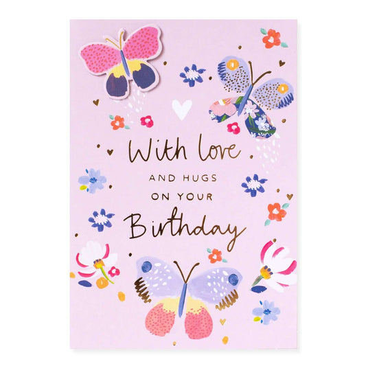 Connections from Hallmark Birthday Card - Butterflies