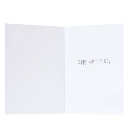 Hallmark Mother's Day Card - For a Lovely Nan inside view, simple design with printed text, Happy Mother's Day, blank opposite page