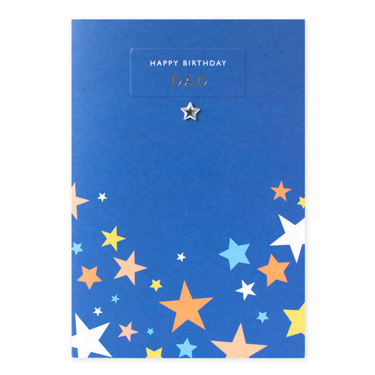 Hallmark Happy Birthday Card For Dad - Stars