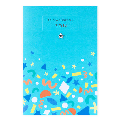 Hallmark Happy Birthday Card For Son - Confetti