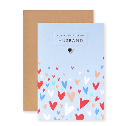 Hallmark Happy Birthday Card For Husband - Hearts
