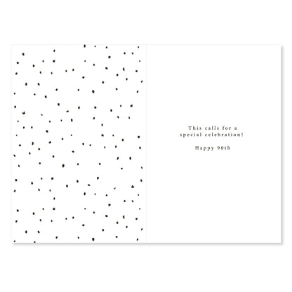 Connections from Hallmark 90th Birthday Card - 90 fantastic years of you!