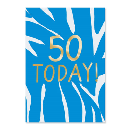 Connections from Hallmark 50th Birthday Card - 50 TODAY!